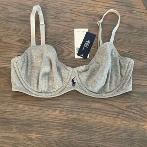 Polo by Ralph Lauren Heather Grey Demi Bra